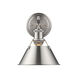 Orwell 1 Light 9 inch Pewter Bath Vanity Wall Light