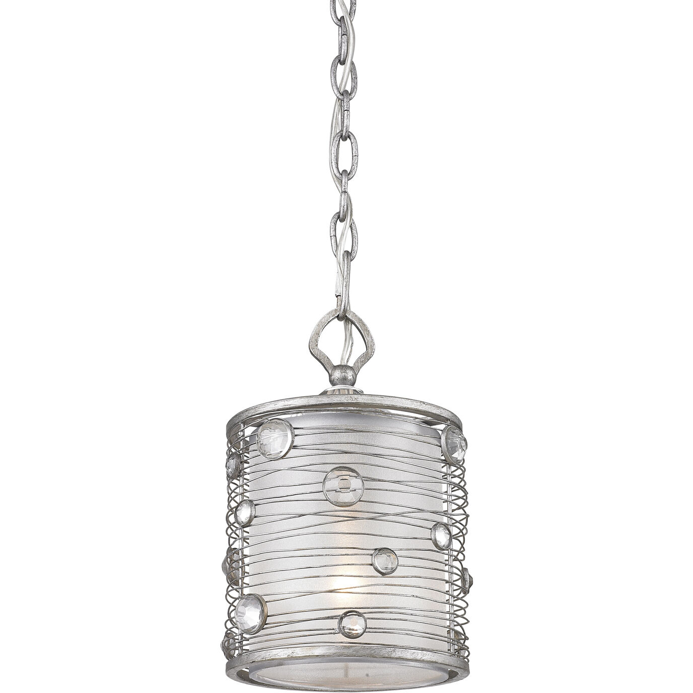Joia 1 Light 7.25 inch Peruvian Silver Pendant Ceiling Light