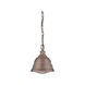 Bartlett 1 Light 9 inch Copper Patina Mini Pendant Ceiling Light, Small