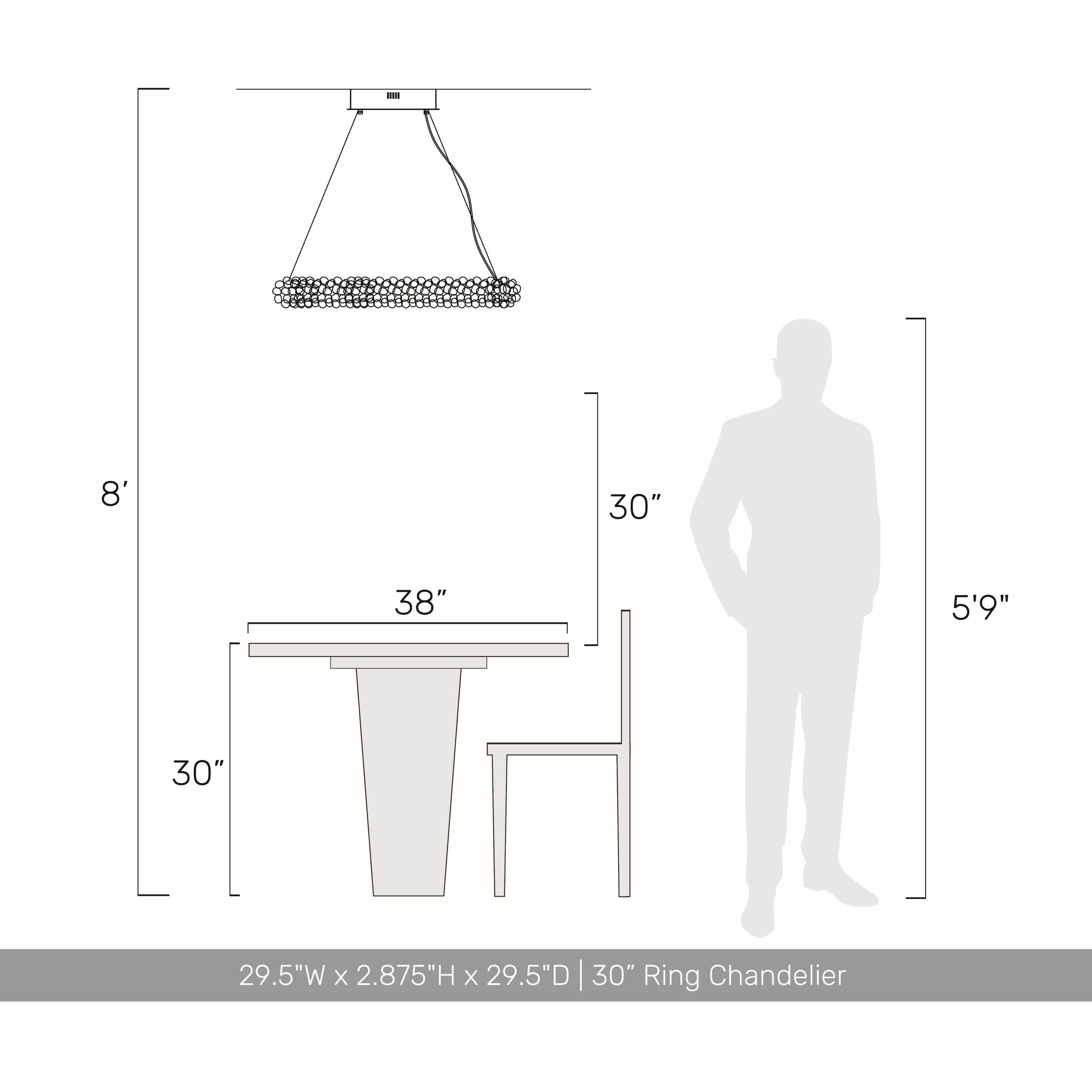 Ziva Corallo 29.5 inch 70.50 watt Coral Chandelier Ceiling Light