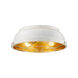 Bartlett 2 Light 14 inch French White Flush Mount Ceiling Light, Damp