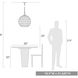 Florence 3 Light 18.5 inch Brushed Champagne Brass Pendant Ceiling Light