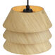 Yep Aalto 2 Light 8.63 inch Light Walnut Pendant Ceiling Light