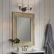 Keating Vanity Wall Light in Antique Black Iron