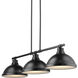 Yep Duncan Island Light Ceiling Light in Matte Black