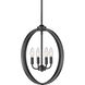 Colson 4 Light 16.38 inch Matte Black Pendant Ceiling Light