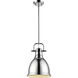 Yep Duncan Pendant Ceiling Light in Pewter, Small