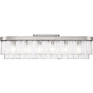 Ciara 6 Light 10 inch Peruvian Silver Flush Mount Ceiling Light