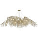 Autumn Twilight 24 Light 80 inch Mystic Gold Chandelier Ceiling Light, Large