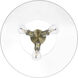 Yep Orwell 3 Light 18.75 inch Aged Brass Flush Mount Ceiling Light in Clear Glass