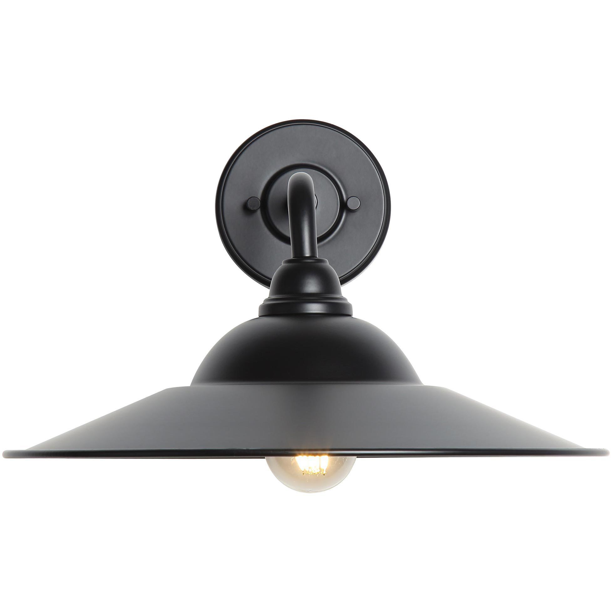 Yep Croma 1 Light 15.5 inch Matte Black Outdoor Wall in No Glass