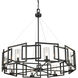 Marco 8 Light 35.38 inch Matte Black Chandelier Ceiling Light