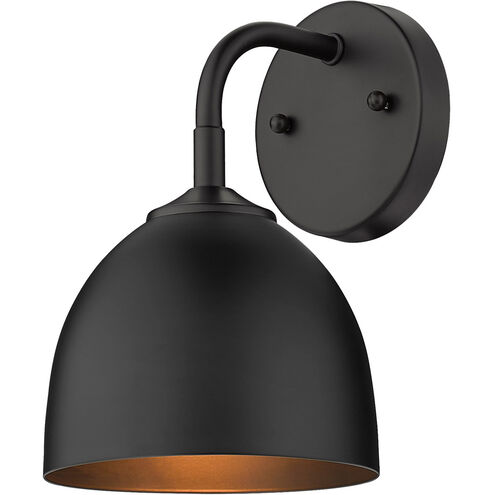 Zoey 1 Light 6 inch Matte Black Wall Sconce Wall Light