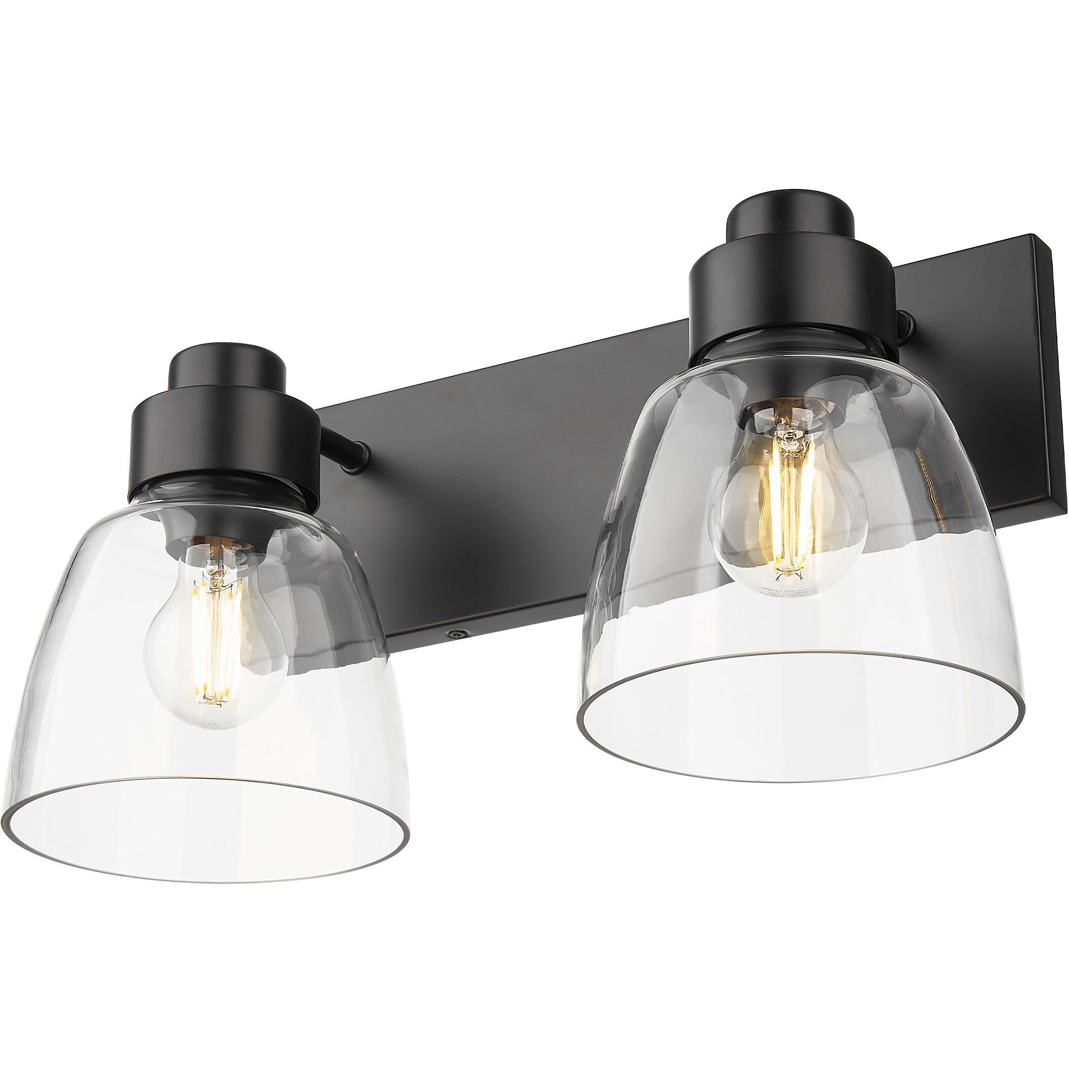 Remy Vanity Wall Light in Matte Black