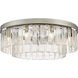 Ciara 9 Light 27 inch Peruvian Silver Semi-Flush Mount Ceiling Light
