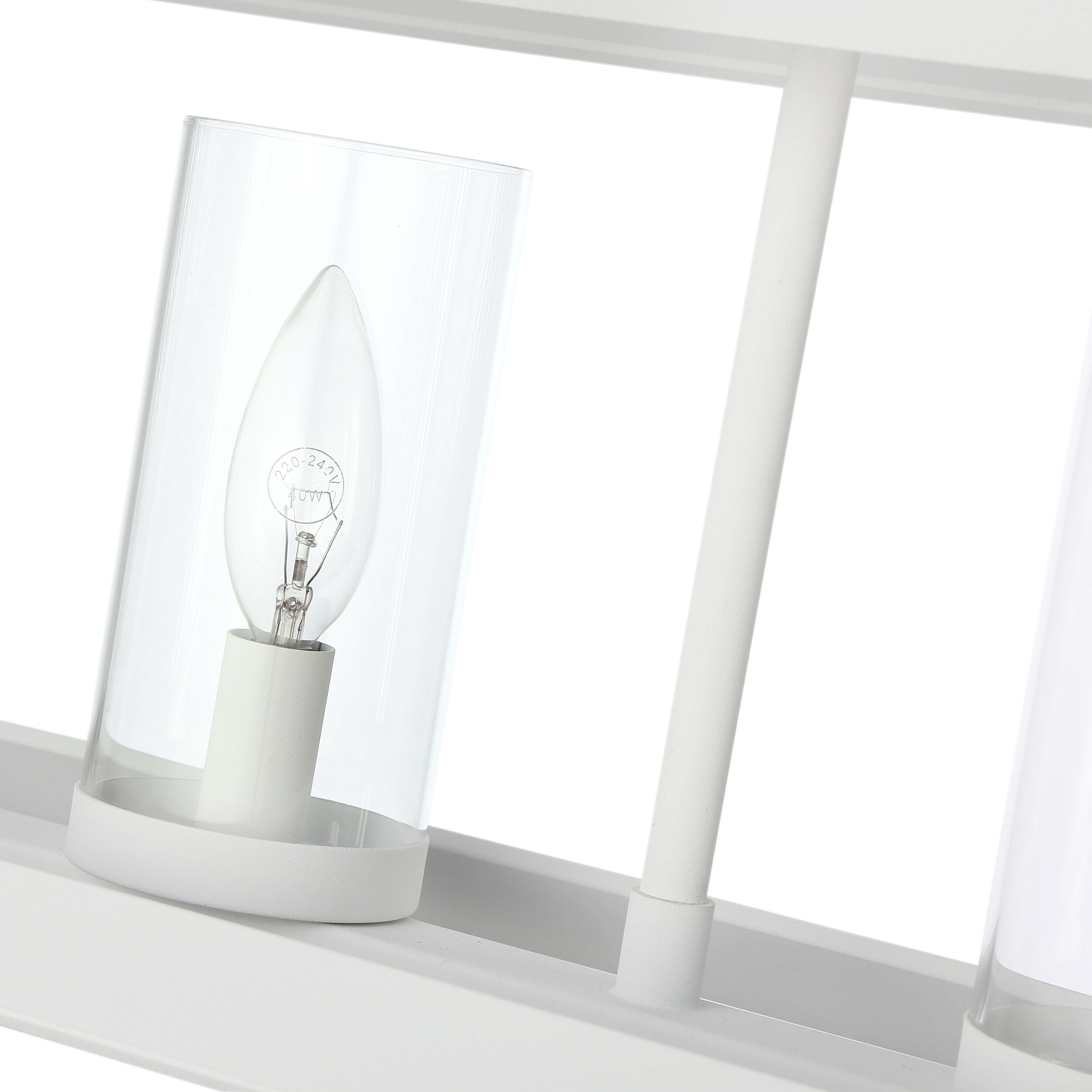 Smyth Island Light Ceiling Light in Clear Glass, Natural White