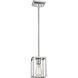 Wesson 1 Light 5 inch Chrome Pendant Ceiling Light