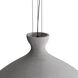 Aethera LED 21.63 inch Grey Cement Pendant Ceiling Light