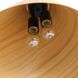 Conique 2 Light 17.75 inch Light Walnut Pendant Ceiling Light