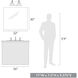 Journey Vanity Wall Light in Natural Black