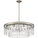Ciara 9 Light 27 inch Peruvian Silver Chandelier Ceiling Light