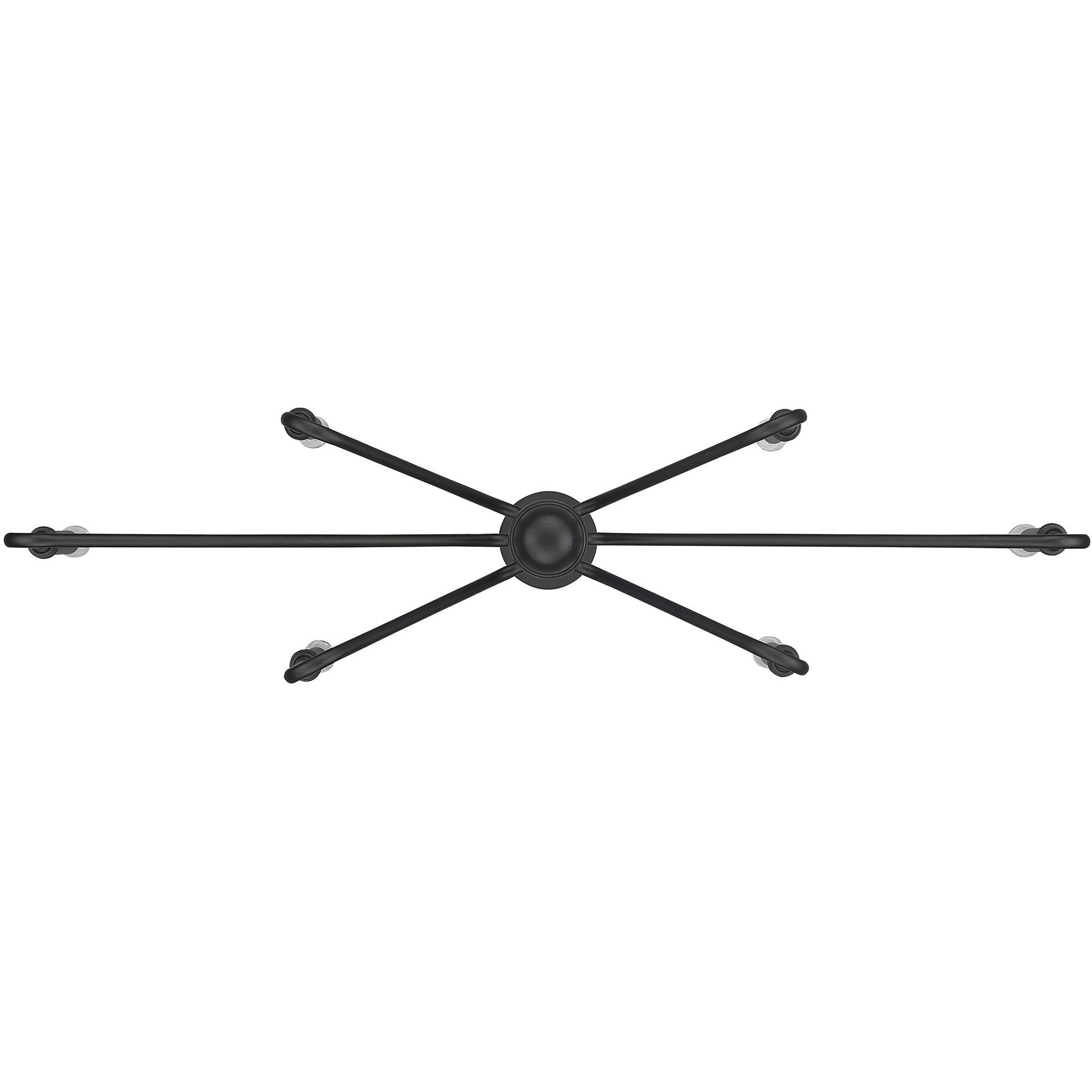 Yep Kennedy Island Light Ceiling Light in No Shade, Natural Black