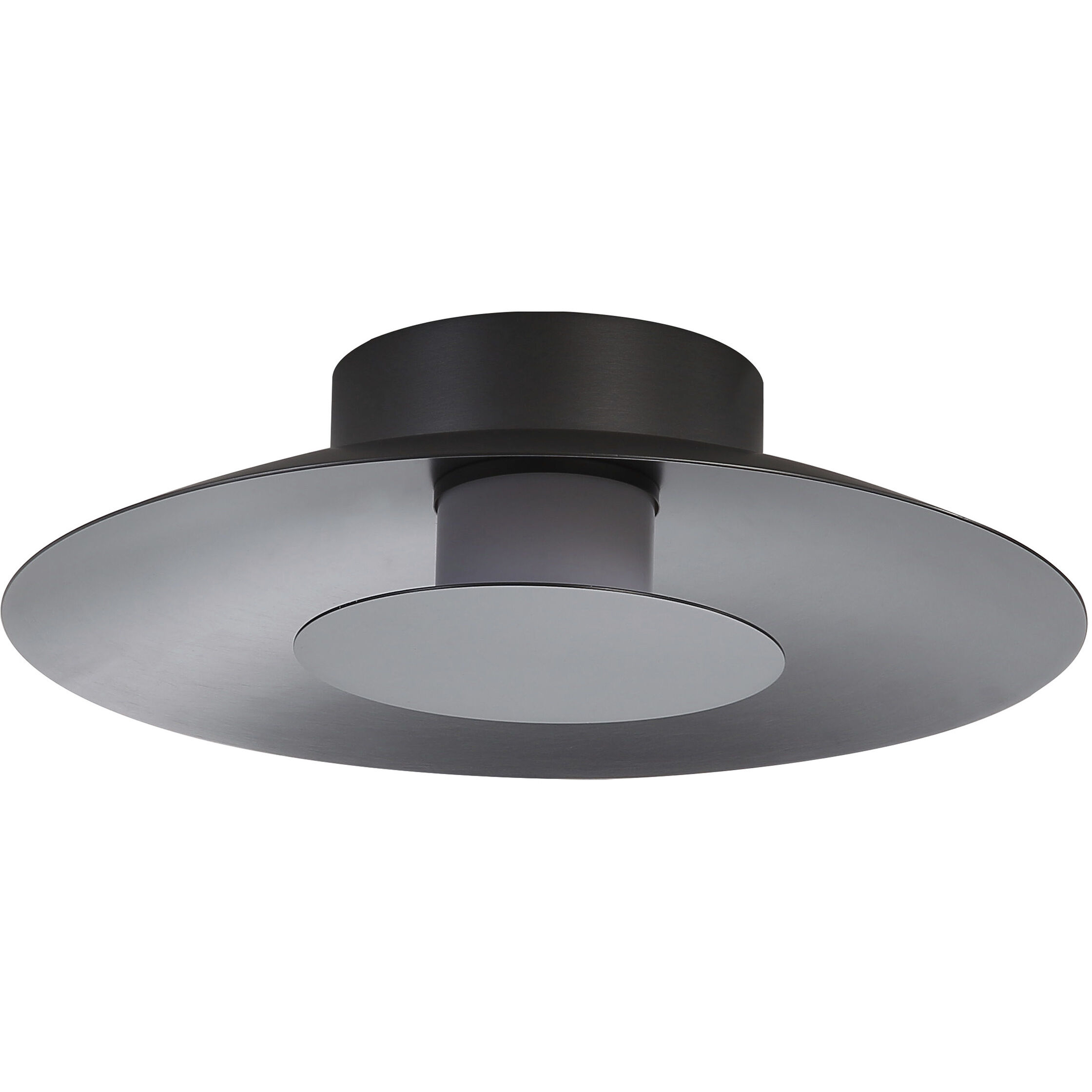 Yep Luma LED 11.75 inch Graphite Flush Mount Ceiling Light