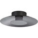 Yep Luma LED 11.75 inch Graphite Flush Mount Ceiling Light