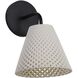 Clarus LED 6.25 inch White Sandstone Cement Outdoor Wall Sconce