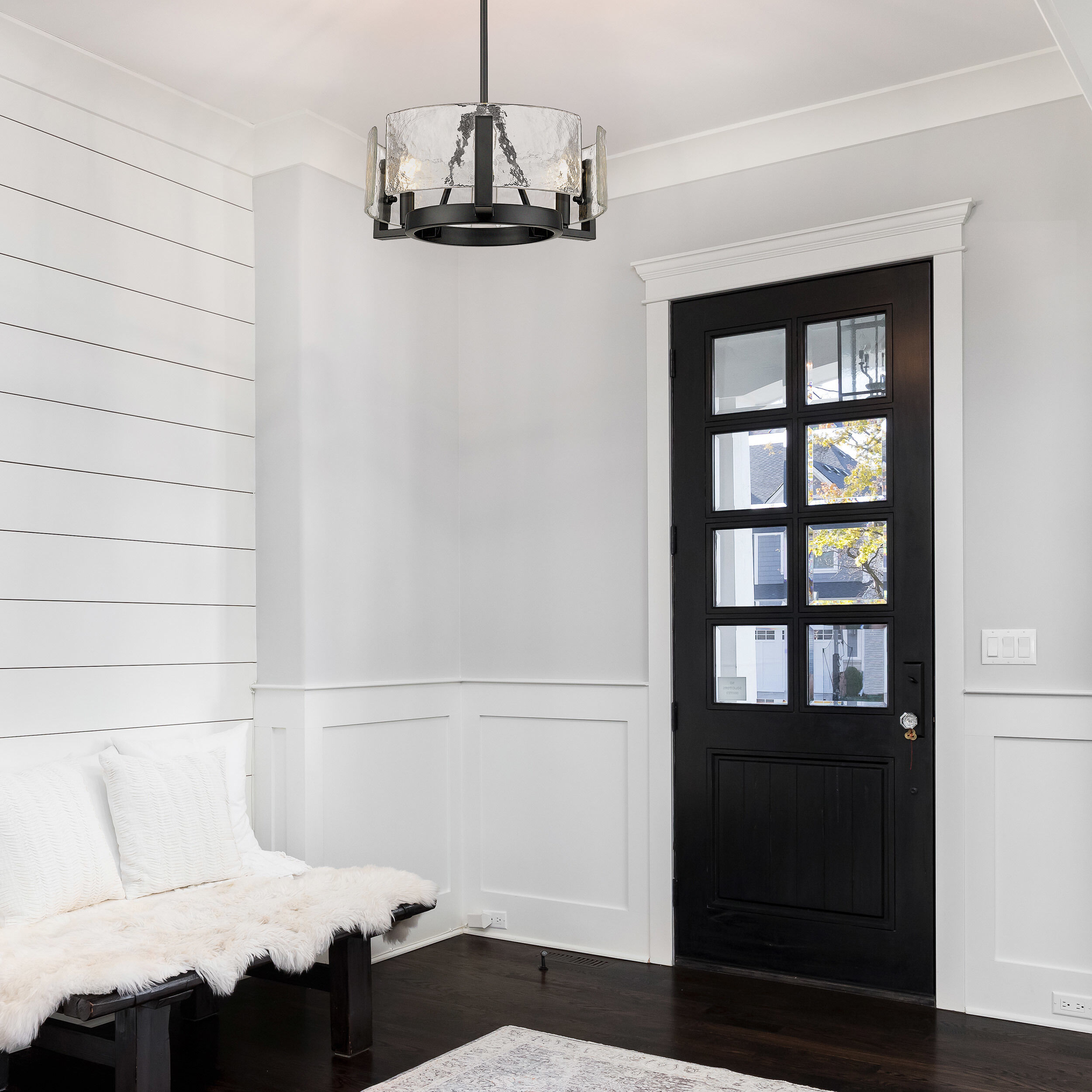 Aenon 16.5 inch 60.00 watt Matte Black Chandelier Ceiling Light