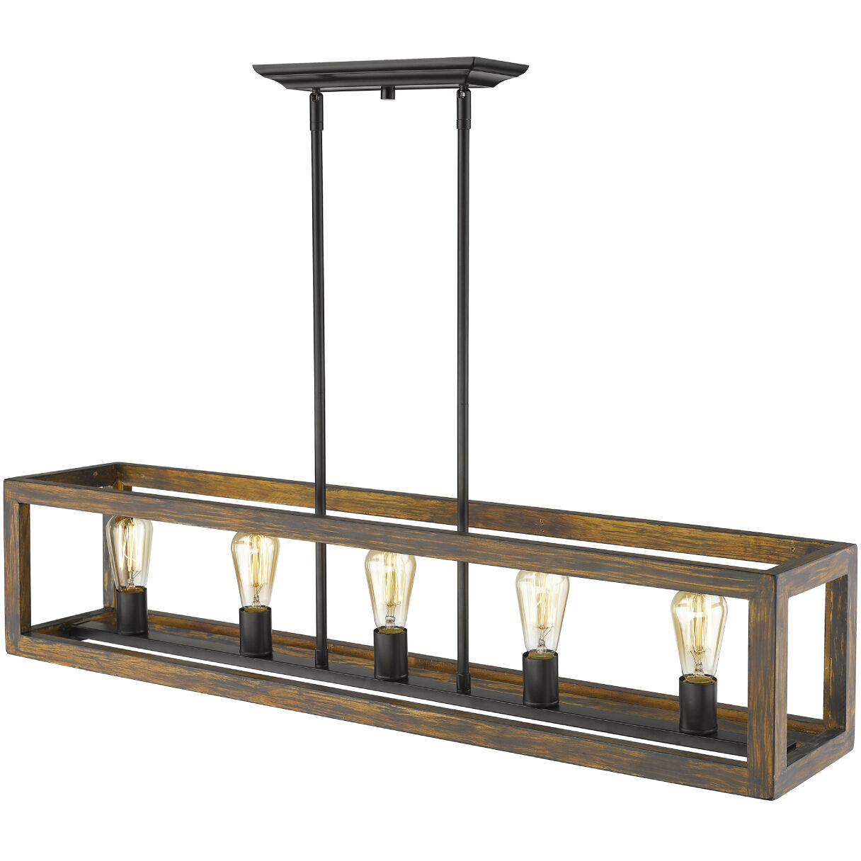 Sutton Island Light Ceiling Light in Matte Black