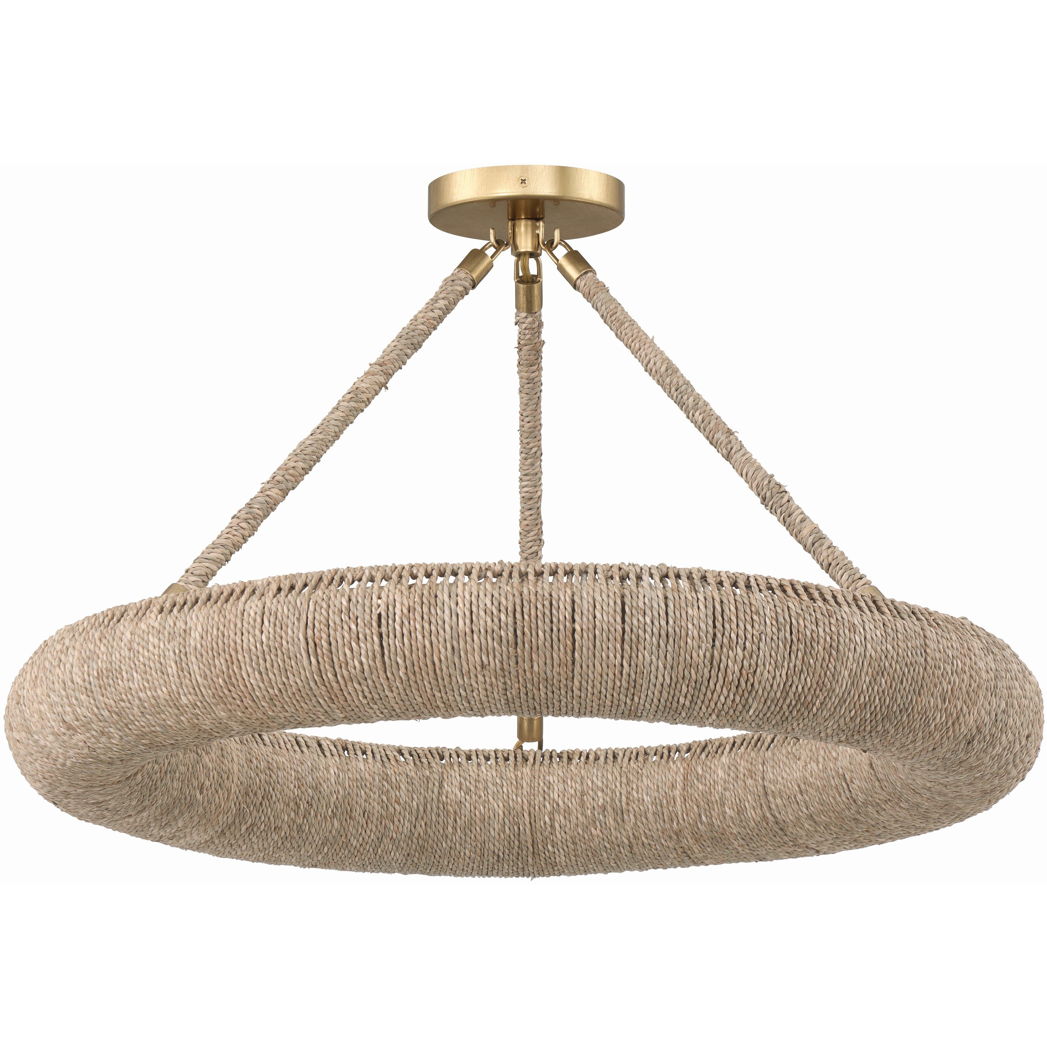 Oakley Semi Flush Ceiling Light