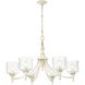 Keating 6 Light 33.5 inch Antique Ivory Chandelier Ceiling Light