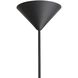 Vistara 1 Light 35.38 inch Sand Black Pendant Ceiling Light