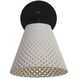 Clarus LED 6.25 inch White Sandstone Cement Outdoor Wall Sconce