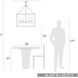 Smyth 6 Light 26.63 inch Matte Black Chandelier Ceiling Light in Clear Glass