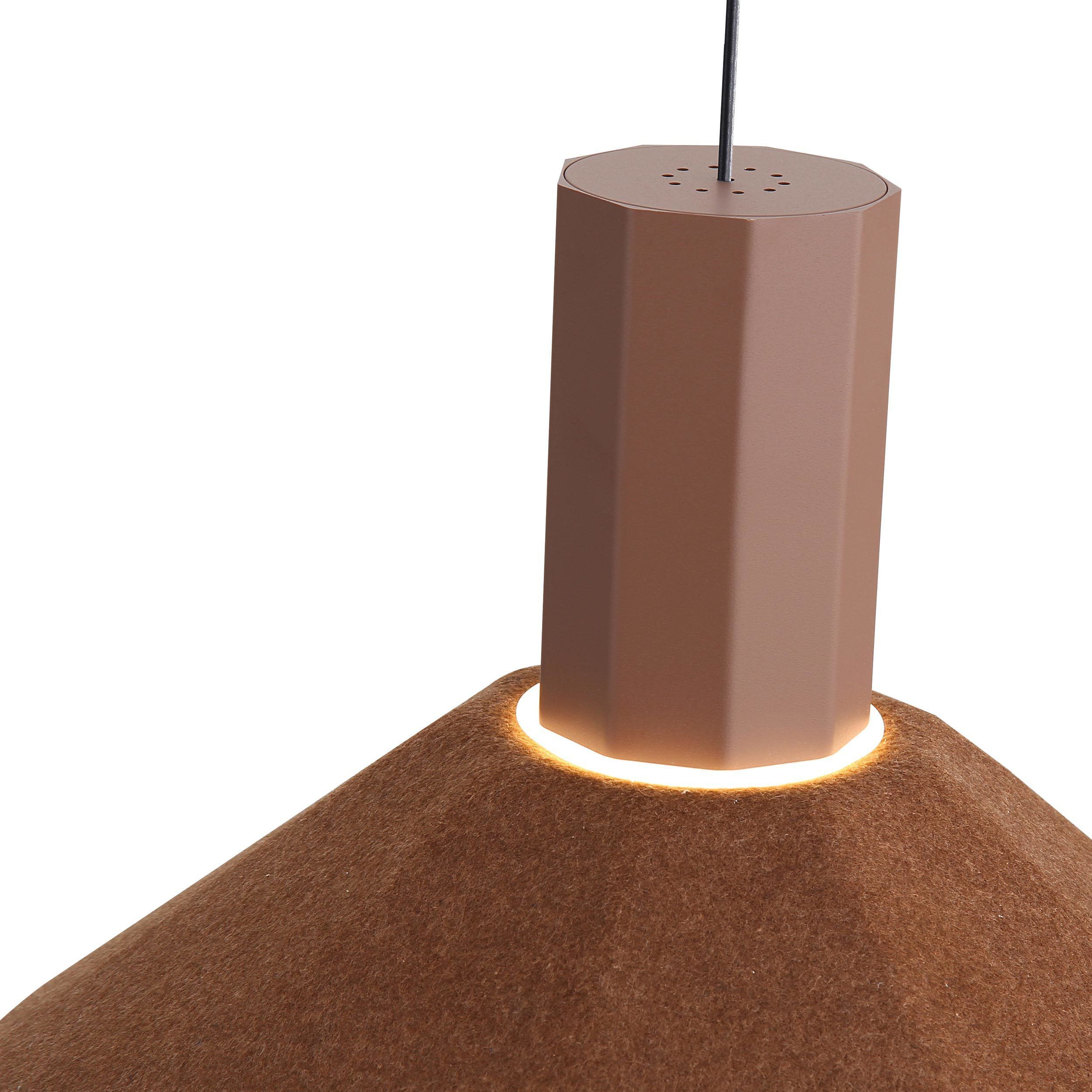 Faroe Pendant Ceiling Light in Coffee/Black