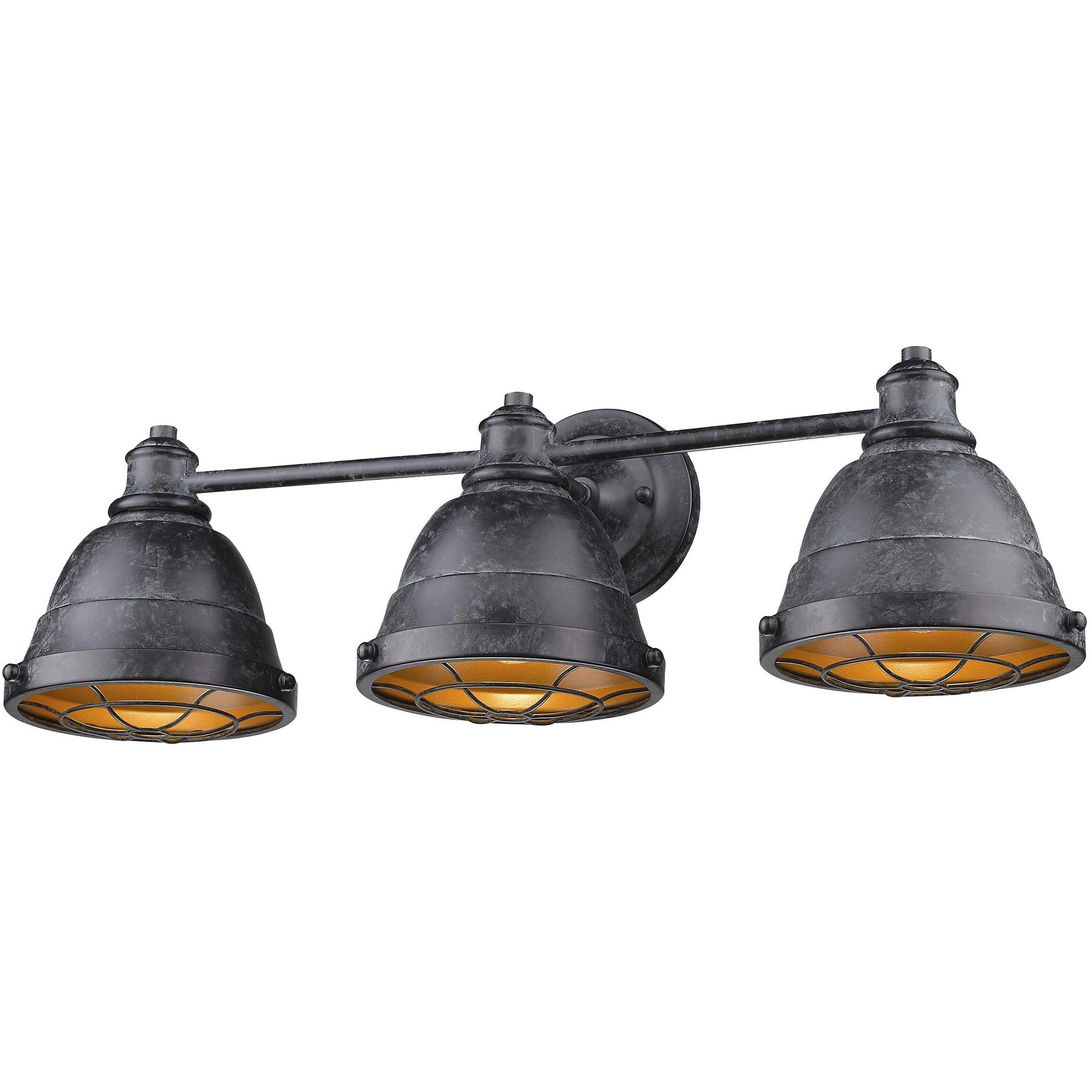 Bartlett Vanity Wall Light in Black Patina