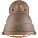 Bartlett 1 Light 9.25 inch Copper Patina Wall Sconce Wall Light, Damp