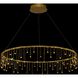 Lucerna 39.38 inch 34.56 watt Stainless Steel Gold Chandelier Ceiling Light