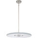 Luminwood 1 Light 24 inch Polished Nickel Pendant Ceiling Light