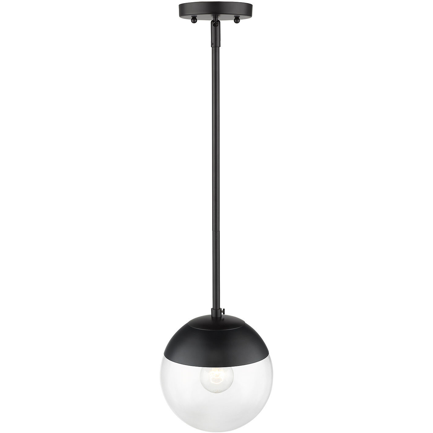 Dixon Pendant Ceiling Light in Matte Black, Small