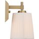 Yep Brilia 1 Light 5.5 inch Brushed Champagne Brass Wall Sconce Wall Light