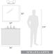 Manhattan 2 Light 16 inch Matte Black Bath Vanity Wall Light