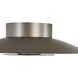 Yep Luma LED 11.75 inch Sand Nickel Flush Mount Ceiling Light in Graphite