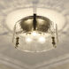 Aenon 3 Light 15 inch Matte Black Flush Mount Ceiling Light