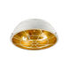 Bartlett 2 Light 14 inch French White Flush Mount Ceiling Light, Damp