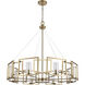 Marco 8 Light 35.38 inch Brushed Champagne Bronze Chandelier Ceiling Light