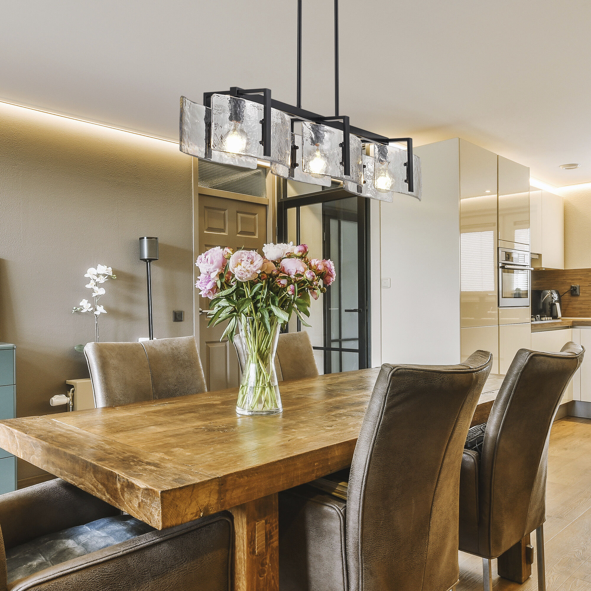 Aenon Island Light Ceiling Light in Matte Black