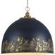 Alison Pendant Ceiling Light in Antique Matte Navy